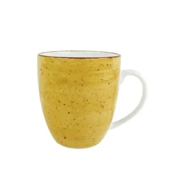 LUBIANA BOSS 6630J Kubek 380 ml / 6 os / 6 el / żółty / porcelana ręcznie malowana