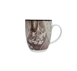 LUBIANA BOSS KERAJET DIGITAL PRINTING | 9075B KJ LIŚCIE | 12x Kubek 380 ml | brązowy