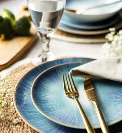 LUBIANA BOSS KERAJET | 070 KJ ESMERALDA | Serwis obiadowy 18/54 elementy | 9001