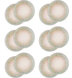LUBIANA BOSS KERAJET | 097 KJ OXIDO TURQUES | 12x Talerz deserowy 20,5 cm | 9017