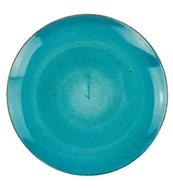 LUBIANA BOSS 6630L Komplet Talerze obiadowe 27 cm / 6 os / 6 el / morski / porcelana ręcznie malowana