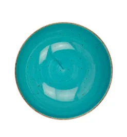 LUBIANA BOSS 6630L Komplet Talerze głębokie 18 cm / 6 os / 6 el / morski / porcelana ręcznie malowana