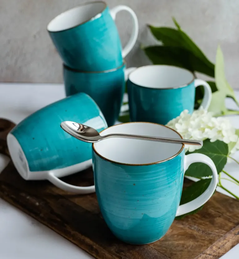 LUBIANA BOSS 6630L Kubek 380 ml 12 os / 12 el / morski / porcelana ręcznie malowana
