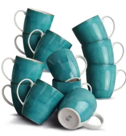 LUBIANA BOSS 6630L Kubek 380 ml 12 os / 12 el / morski / porcelana ręcznie malowana