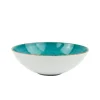 LUBIANA BOSS 6630L Talerz głęboki 18 cm / morski / porcelana ręcznie malowana