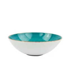 LUBIANA BOSS 6630L Talerz głęboki 18 cm / morski / porcelana ręcznie malowana