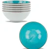 LUBIANA BOSS 6630L 6x Salaterka 21 cm / morska / porcelana ręcznie malowana