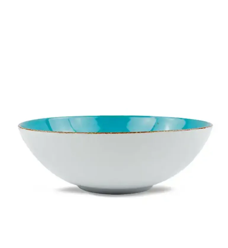 LUBIANA BOSS 6630L 6x Salaterka 21 cm / morska / porcelana ręcznie malowana