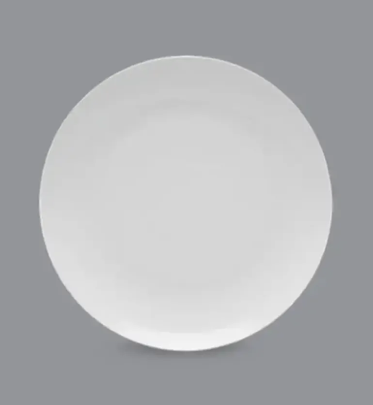 LUBIANA BOSS Talerz obiadowy 24 cm | biała porcelana