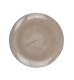 LUBIANA BOSS 6630T Komplet Talerze deserowe 20,5 cm / 6 os / 6 el / brązowy / porcelana ręcznie malowana