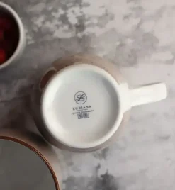 LUBIANA BOSS 6630T Kubek 380 ml / brązowy / porcelana ręcznie malowana