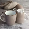 LUBIANA BOSS 6630T Kubek 380 ml 12 os / 12 el / brązowy / porcelana ręcznie malowana