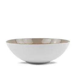 LUBIANA BOSS 6630T Salaterka 21 cm / brązowa / porcelana ręcznie malowana