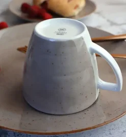 LUBIANA BOSS 6630T Serwis obiadowo - kawowy 30 el / 6 osób / brązowy / porcelana ręcznie malowana