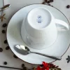 LUBIANA BOSS 6630U Komplet Filiżanka 350 ml + spodek / 6 os / 12 el / budyniowy / porcelana ręcznie malowana