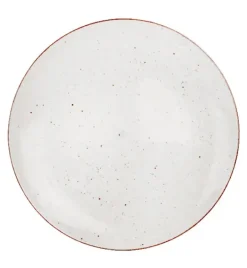 LUBIANA BOSS 6630U Komplet Talerze obiadowe 27 cm / 6 os / 6 el / budyniowy / porcelana ręcznie malowana