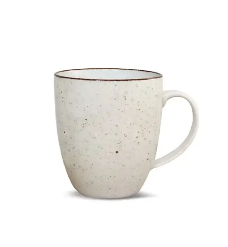 LUBIANA BOSS 6630U Kubek 380 ml / budyniowy / porcelana ręcznie malowana