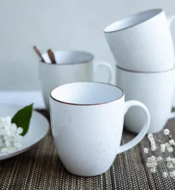 LUBIANA BOSS 6630U Kubek 380 ml / budyniowy / porcelana ręcznie malowana