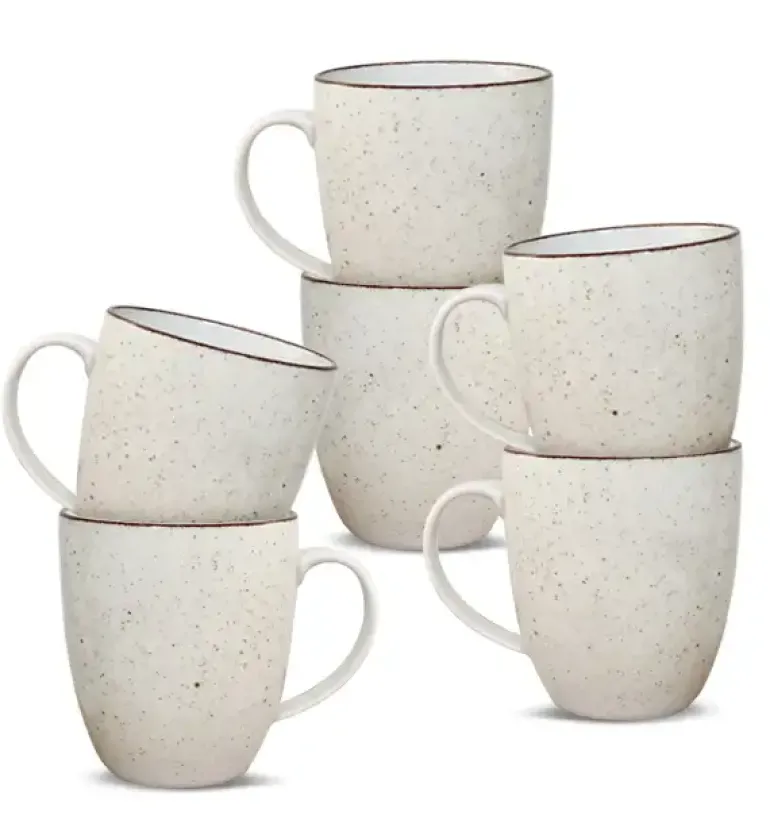 LUBIANA BOSS 6630U Kubek 380 ml 6 os / 6 el / budyniowy / porcelana ręcznie malowana