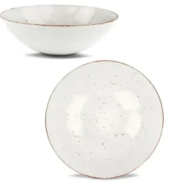 LUBIANA BOSS 6630U Salaterka 21 cm / budyniowy / porcelana ręcznie malowana