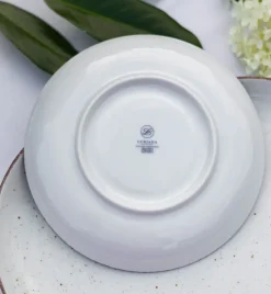 LUBIANA BOSS 6630U Serwis obiadowo - kawowy 36 el / 6 osób / budyniowy / porcelana ręcznie malowana