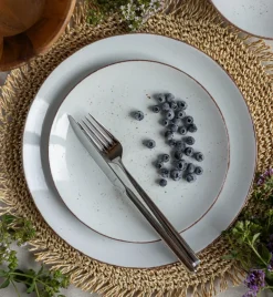 LUBIANA BOSS 6630U Serwis obiadowy 36 el / 12 osób / budyniowy / porcelana ręcznie malowana