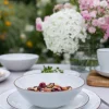 LUBIANA BOSS 6630U Serwis obiadowy 72 el / 24 osoby / budyniowy / porcelana ręcznie malowana