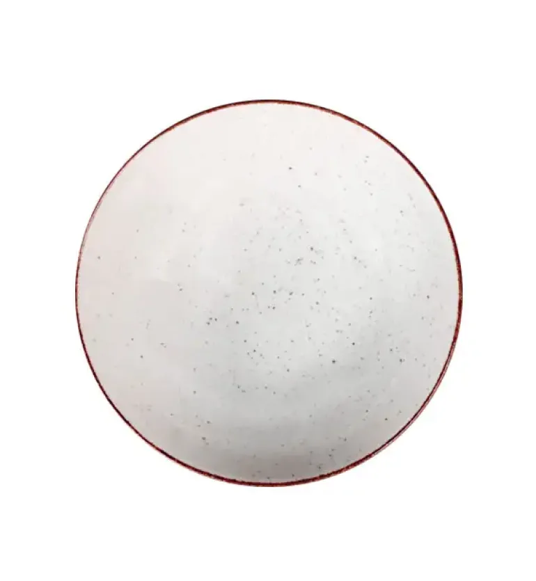 LUBIANA BOSS 6630U Talerz głęboki / salaterka 18 cm / budyniowy / porcelana ręcznie malowana