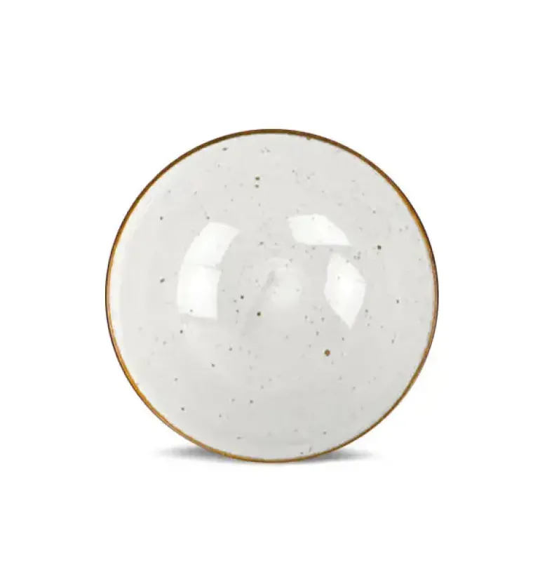 LUBIANA BOSS 6630U 12 x Salaterka 15 cm / budyniowy / porcelana ręcznie malowana