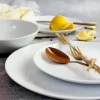 LUBIANA BOSS 6x Talerz do ciasta 16,5 cm | biała porcelana