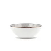 LUBIANA BOSS 6630Z Komplet salaterek 15 cm / 6 os / 6 el / szara / porcelana ręcznie malowana