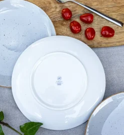 LUBIANA BOSS 6630Z Serwis obiadowy 96 el / 24 osoby / szary / porcelana ręcznie malowana