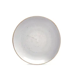 LUBIANA BOSS 6630Z Serwis obiadowo - kawowy 90 el / 18 osób / szary / porcelana ręcznie malowana