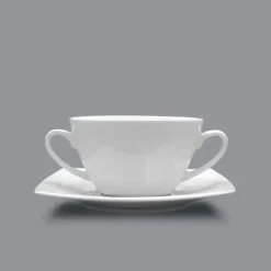 LUBIANA CELEBRATION Komplet 12 Bulionówek 300 ml + spodki 16,5 cm / 24 el / 12 os
