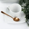 LUBIANA CELEBRATION Komplet 12 Filiżanek 200 ml + spodki / 24 el / 12 os / porcelana