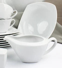 LUBIANA CELEBRATION Komplet naczyń 1/4 | waza, imbryk, półmis, sosjerka | porcelana