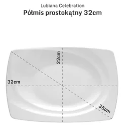 LUBIANA CELEBRATION Półmis / półmisek 32 cm