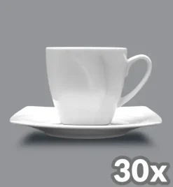 LUBIANA CELEBRATION 30 x Filiżanka 200 ml + spodek 14,5 cm / porcelana