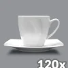 LUBIANA CELEBRATION 120 x Filiżanka 200 ml + spodek 14,5 cm / porcelana