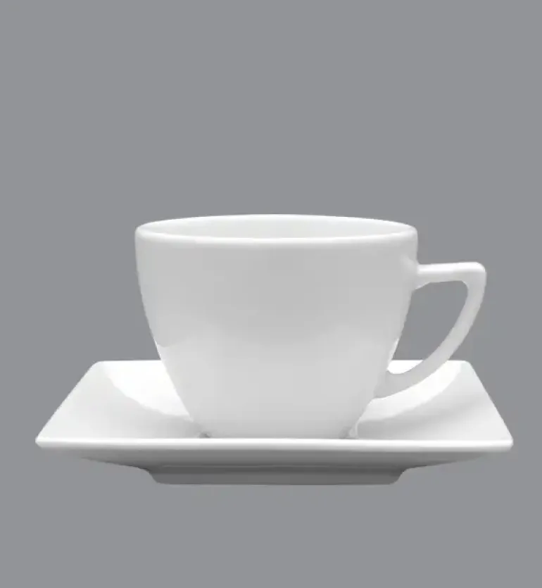 LUBIANA CLASSIC Komplet 12 Filiżanek 280 ml + spodki 15 cm / 24 el / 12 os