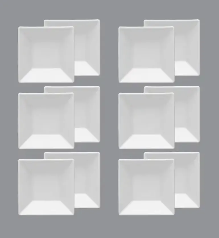 LUBIANA CLASSIC Komplet 12 x salaterka 18 cm / porcelana