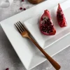 LUBIANA CLASSIC Serwis obiadowy 12 osób / 72 elementy | porcelana biała kwadrat