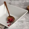 LUBIANA CLASSIC Serwis obiadowo-kawowy 24 os / 128 el | porcelana biała kwadrat