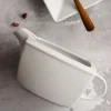 LUBIANA CLASSIC Serwis obiadowo-kawowy 24 os / 156 el | porcelana biała kwadrat