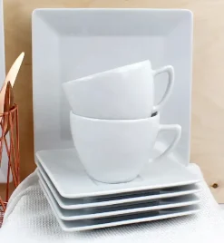 LUBIANA CLASSIC 120 x Filiżanka 280 ml + spodek 15 cm / porcelana