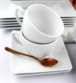 LUBIANA CLASSIC 60 x Filiżanka 280 ml + spodek 15 cm / porcelana