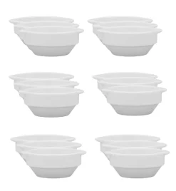 LUBIANA CORONA 0612 Bulionówka 300 ml bez spodka x 18 sztuk | biała porcelana