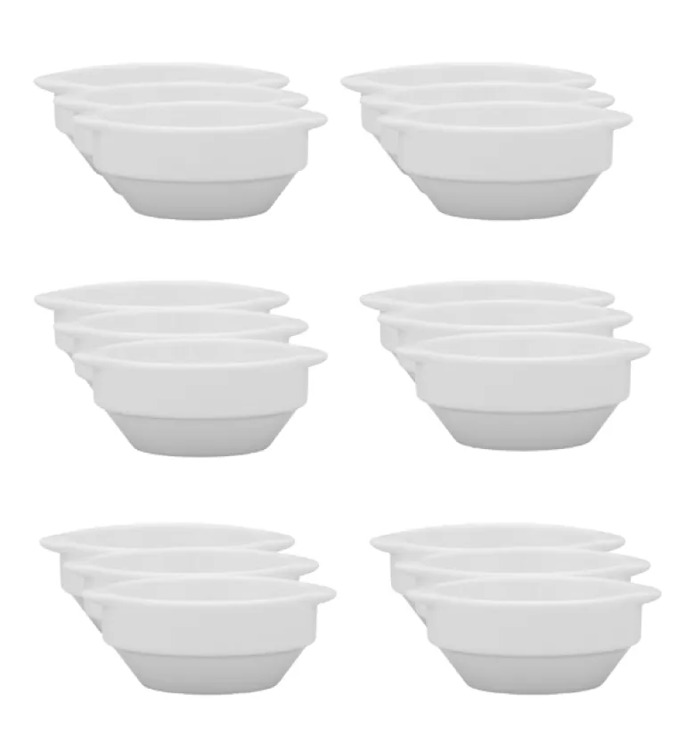 LUBIANA CORONA 0612 Bulionówka 300 ml bez spodka x 18 sztuk | biała porcelana