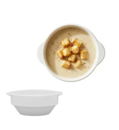 LUBIANA CORONA 0612 Bulionówka 300 ml bez spodka x 18 sztuk | biała porcelana