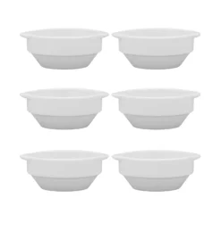 LUBIANA CORONA 0612 Bulionówka 300 ml bez spodka x 6 sztuk | biała porcelana
